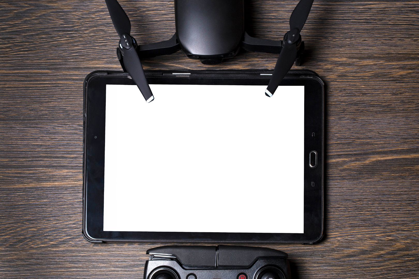 drones e tablets para trabalho remoto