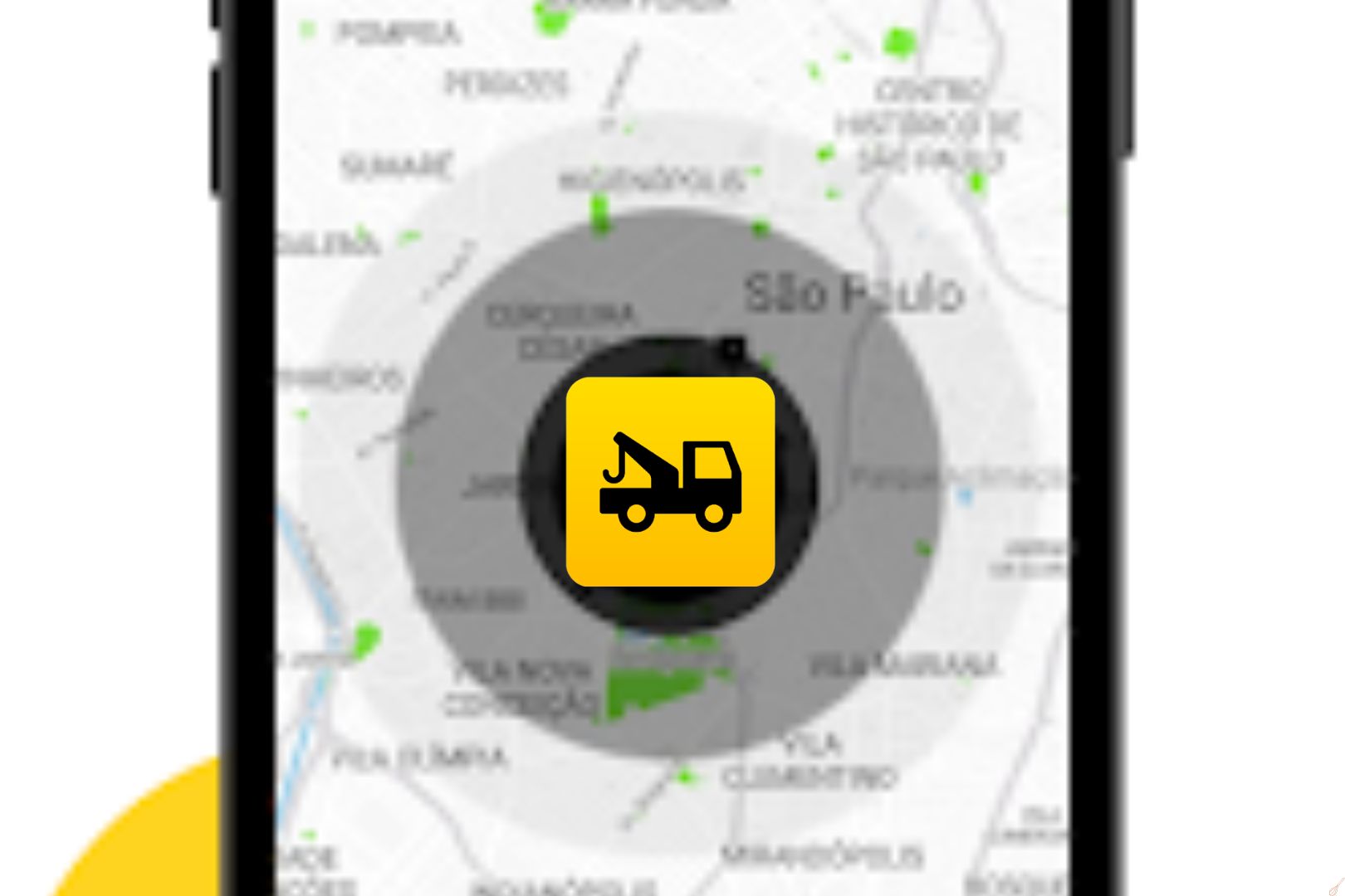 dicas com solicitacao de guincho pelo aplicativo