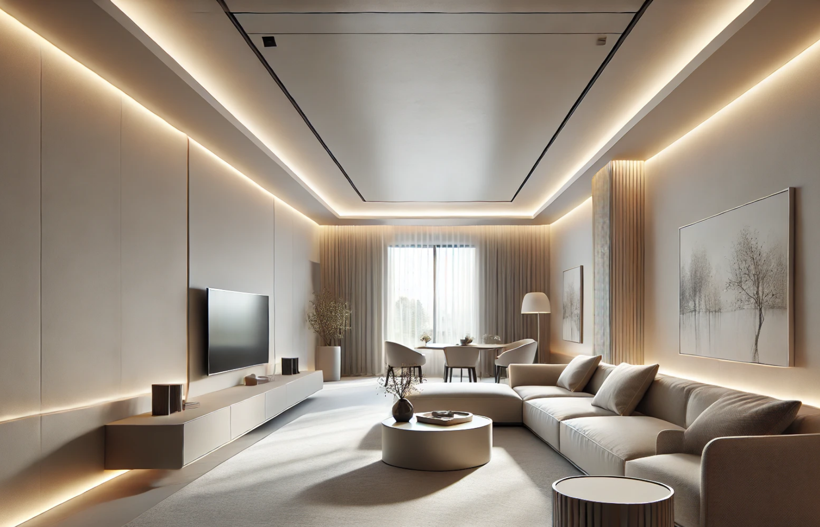 Altura minima para usar gesso no teto